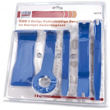HBM 5-delige dubbelzijdige deurbekleding- en sierlijst demontageset