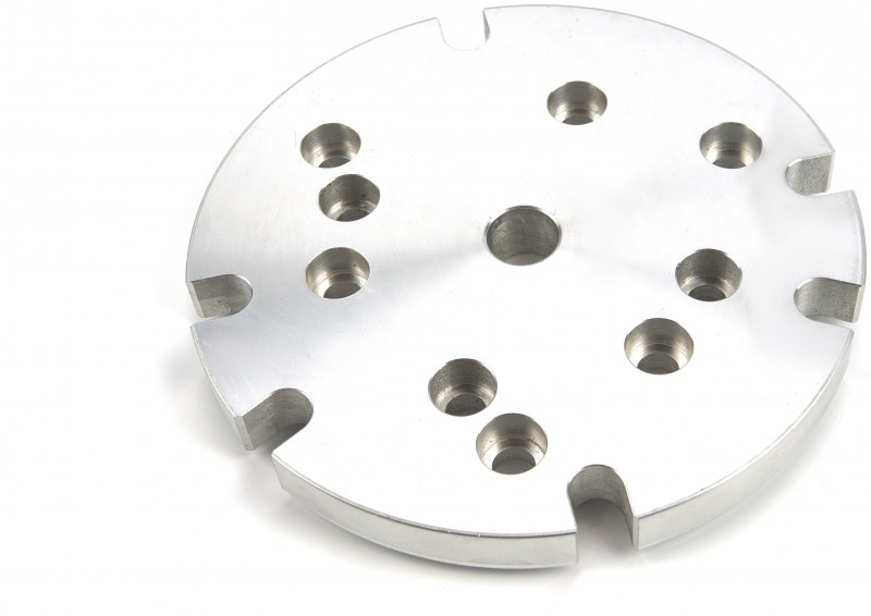 HBM Aluminium Flens 150 mm voor 100 en 125 mm Klauwplaat DIN 6350