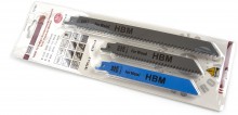 HBM 10-delige reciprozaagbladenset voor hout en metaal
