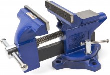 HBM 115 mm Bankschroef met Pijpklem, Breedte 50 mm, Lengte 45 mm, Uitlading 55 mm