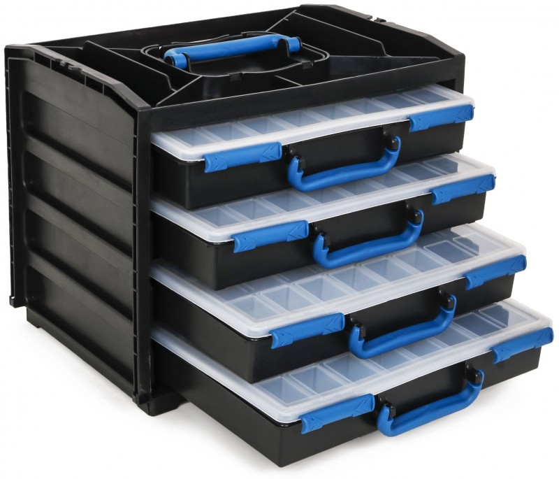 HBM 5-delige Draagbare Assortimentsdoos Assortimentskoffer Deluxe