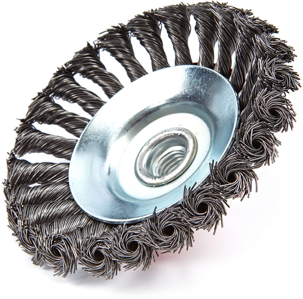 HBM wire brush with twisted wire for the angle grinder HBM wire brush with twisted wire for the angle grinder