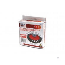 HBM wire brush with twisted wire for the angle grinder HBM wire brush with twisted wire for the angle grinder
