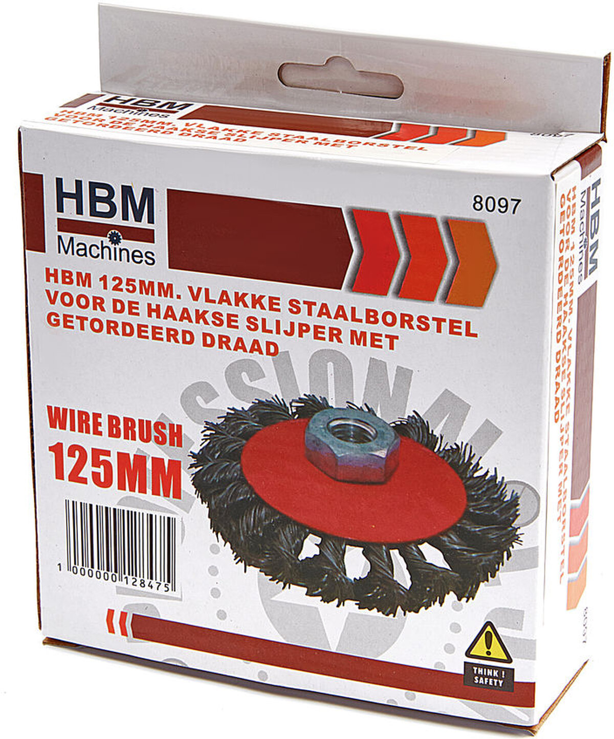 HBM wire brush with twisted wire for the angle grinder HBM wire brush with twisted wire for the angle grinder