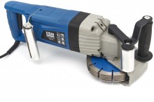 HBM 2400W elektrische muurfrees/sleuvenfrees met 5 diamantschijven, 156 mm, 8-43 mm, voor beton, baksteen en steen