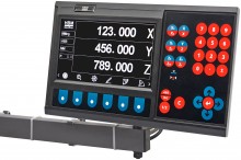 HBM BF 60 DRO fræsemaskine ISO 40 med udlæsningsboks, bordfremføring, køleanlæg, vipbar 45°, 1500 W, 400 V.