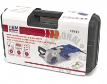 HBM 2400W elektrische muurfrees/sleuvenfrees met 5 diamantschijven, 156 mm, 8-43 mm, voor beton, baksteen en steen