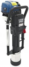 HBM professionele benzine palenrammer 4-takt 38 cc, heimachine, 120 mm, 55 J, 700-1350 bpm