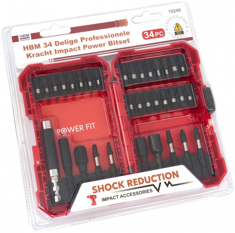 HBM 34-delige Professionele Impact Power Bitset