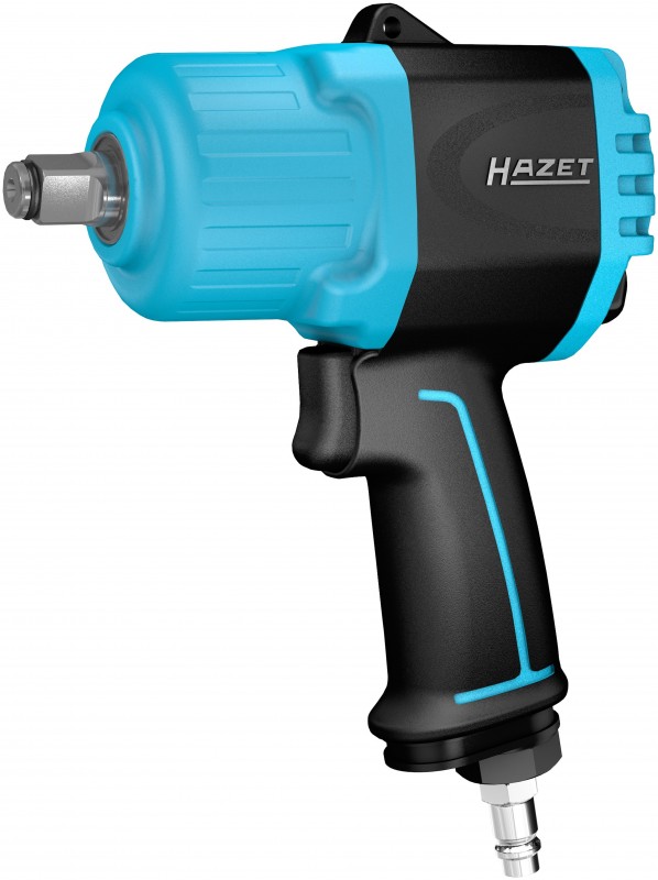Hazet 9012TT pneumatische slagmoersleutel 1/2 inch 2.200 Nm, werkdruk 6,3 bar, luchtverbruik 147,2 l/min