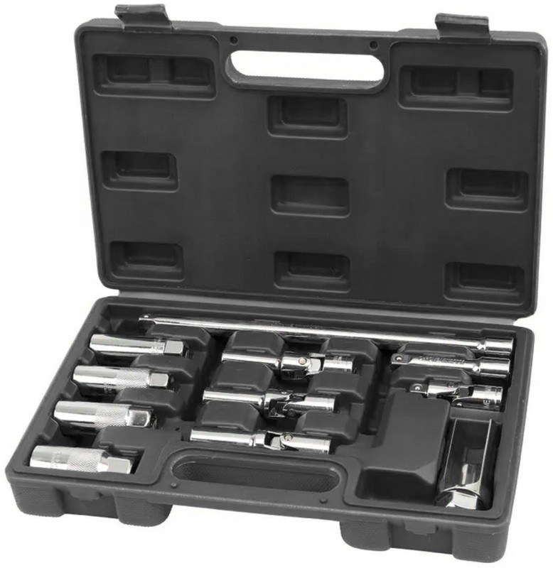 HBM 11-delt tændrørsdoppesæt med 3/8 inch optagelse.