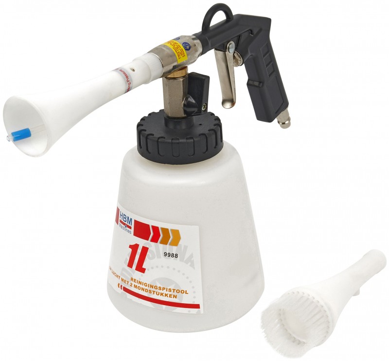 HBM bil rengøringspistol på luft 245 l/min 130 x 235 x 325 mm.