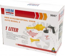 HBM Schuimpistool voor Auto Model 2 - Wit - 1 kg - 245 l/min luchtverbruik