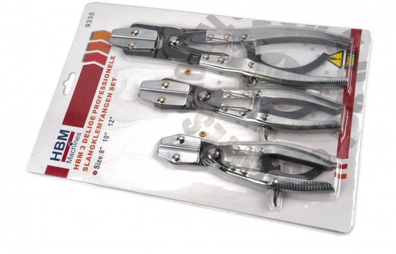 HBM 3-delige Professionele Slangklemtangen Set - Krimptang Set
HBM 3-delige Professionele Slangklemtangen Set - Krimptang Set