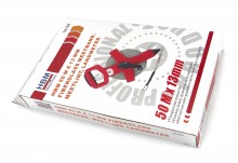 HBM Fiberglass Meetband 50 m x 13 mm - Meetlint Landmeter Centimeter Inch Millimeter