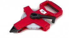 HBM 30 m x 13 mm Fiberglass Målebånd, Målebånd, Landmåler - Centimeter, Inch, Millimeter.