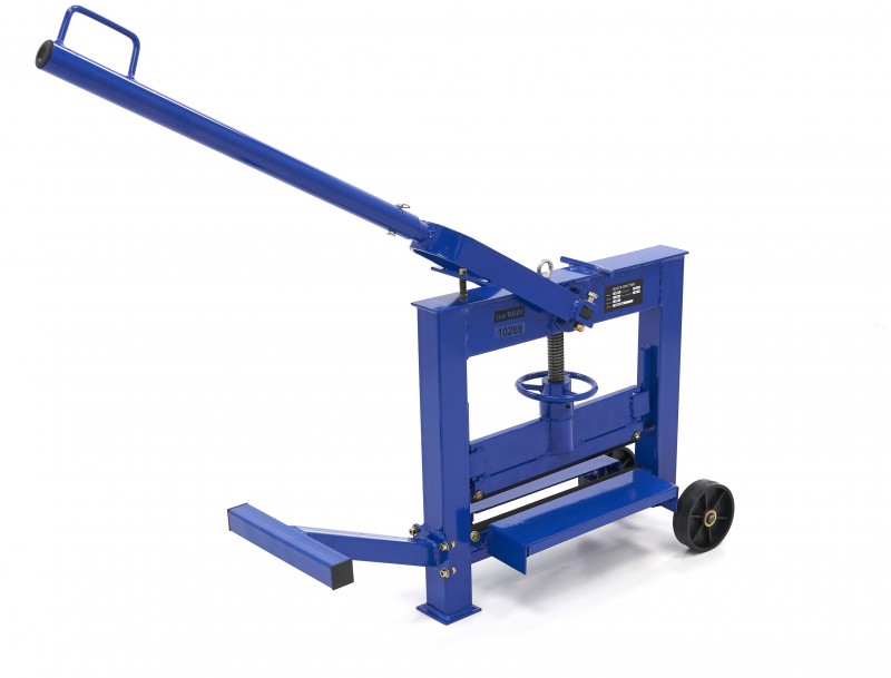 HBM Professionele Steenknipper 420 mm - Handmatig, Vast Mes, Kniphoogte 140 mm, Traploos Instelbaar, 42 kg