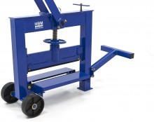 HBM Professionele Steenknipper 420 mm - Handmatig, Vast Mes, Kniphoogte 140 mm, Traploos Instelbaar, 42 kg