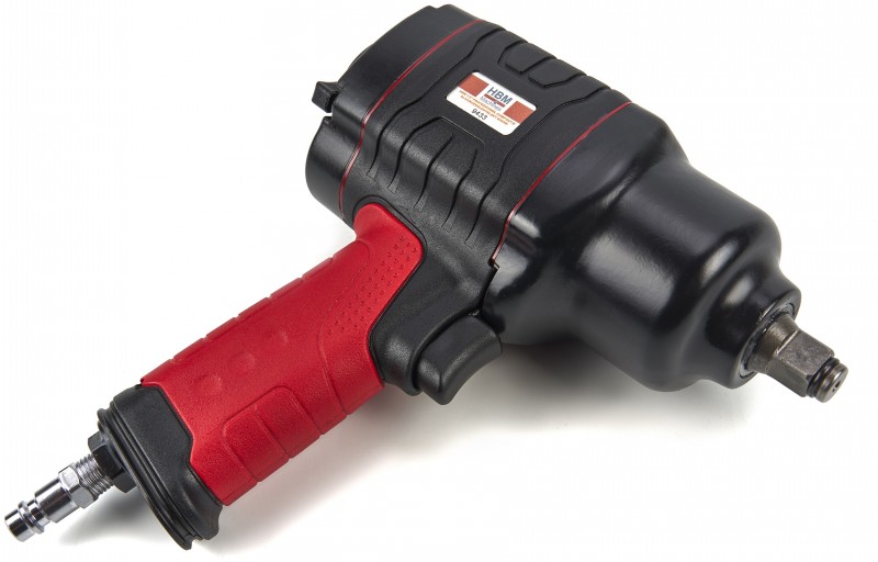 HBM Professionel 1/2 inch Komposit Pneumatisk Slagnøglesæt 800 Nm 0,25 in Luftindtag HBM Professionel 1/2 inch Komposit Pneumatisk Slagnøglesæt 800 Nm 0,25 in Luftindtag