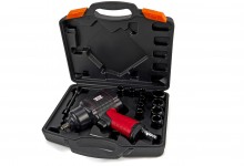 HBM Professionel 1/2 inch Komposit Pneumatisk Slagnøglesæt 800 Nm 0,25 in Luftindtag HBM Professionel 1/2 inch Komposit Pneumatisk Slagnøglesæt 800 Nm 0,25 in Luftindtag