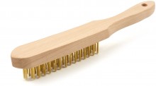 HBM Messingtrådbørste 4 Rækker - 290 mm, 25 mm Børster. HBM Messingtrådbørste 4 Rækker - 290 mm, 25 mm Børster.