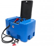 HBM 12 Volt Mobiele Dieseltank 400 Liter Kunststof 40 l/min Polyurethaan 81 x 72 x 113 cm