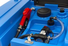 HBM 12 Volt Mobiele Dieseltank 400 Liter Kunststof 40 l/min Polyurethaan 81 x 72 x 113 cm