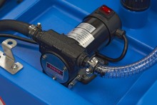 HBM 12 Volt Mobiele Dieseltank 400 Liter Kunststof 40 l/min Polyurethaan 81 x 72 x 113 cm