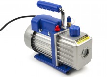 HBM 1-trins vakuumpumpe med 2-vejs manometersæt 60 l/min SAE 1/4 230V