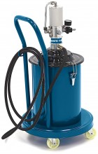 HBM 20 Liter Mobiele Pneumatische Vetpomp 300-400 Bar, 8 Bar Werkdruk, 0,85 l/min
