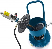 HBM 20 Liter Mobiele Pneumatische Vetpomp 300-400 Bar, 8 Bar Werkdruk, 0,85 l/min
