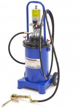 HBM 12 liter mobiele pneumatische vetpomp 300-400 bar persdruk
