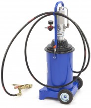 HBM 12 liter mobiele pneumatische vetpomp 300-400 bar persdruk
