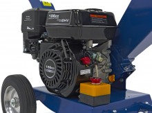 HBM benzine hakselaar houtversnipperaar 4-takt 6,5 PK 196 cc 30 mm 2000 kg/h trekstart

