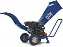 HBM benzine hakselaar houtversnipperaar 4-takt 6,5 PK 196 cc 30 mm 2000 kg/h trekstart
