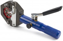 HBM professionele hydraulische krimptang voor hydraulische slang, 80 kN, 14 mm slag, inclusief opbergkoffer