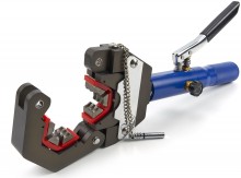 HBM professionele hydraulische krimptang voor hydraulische slang, 80 kN, 14 mm slag, inclusief opbergkoffer