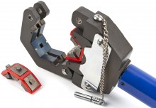 HBM professionele hydraulische krimptang voor hydraulische slang, 80 kN, 14 mm slag, inclusief opbergkoffer