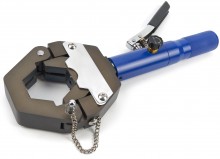 HBM professionele hydraulische krimptang voor hydraulische slang, 80 kN, 14 mm slag, inclusief opbergkoffer