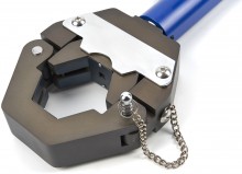 HBM professionele hydraulische krimptang voor hydraulische slang, 80 kN, 14 mm slag, inclusief opbergkoffer