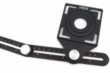 HBM 6-voudige multifunctionele hoekmeter, universele hoekmeter voor gaten, cm, inch, mm
