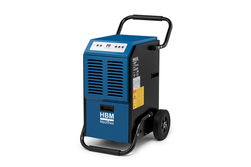 HBM professionel byggtørrer luftaffugter 51 liter 650 W køregulig R290 HBM professionel byggtørrer luftaffugter 51 liter 650 W køregulig R290