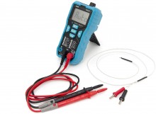 HBM Professionele Digitale Multimeter Model 2 met Kabelvinder en LED Verlichting - Ampère, Voltage, Weerstand, Temperatuur