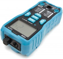 HBM Professionele Digitale Multimeter Model 2 met Kabelvinder en LED Verlichting - Ampère, Voltage, Weerstand, Temperatuur