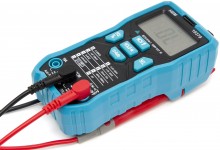 HBM Professionele Digitale Multimeter Model 2 met Kabelvinder en LED Verlichting - Ampère, Voltage, Weerstand, Temperatuur