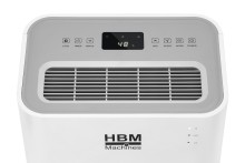 HBM 25L Luchtontvochtiger 370 W, Vochtvanger, 180 m³/h, Verrijdbaar, 4 L Tank, R290
