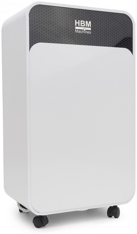 HBM 180 W Luchtontvochtiger, Vochtvanger 12 l/d, 120 m3/u, 2 l tank, timer, verrijdbaar, 36 dB