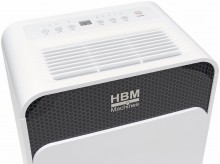 HBM 180 W Luchtontvochtiger, Vochtvanger 12 l/d, 120 m3/u, 2 l tank, timer, verrijdbaar, 36 dB