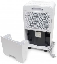 HBM 180 W Luchtontvochtiger, Vochtvanger 12 l/d, 120 m3/u, 2 l tank, timer, verrijdbaar, 36 dB