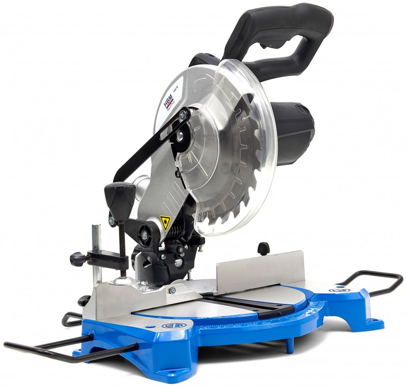 HBM Afkortzaag 1500 W met Laser 210 mm, 230 V, 5000 rpm
